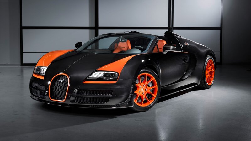 Bugatti Veyron Super Sport — Black, Dramatic, Photograph, Car