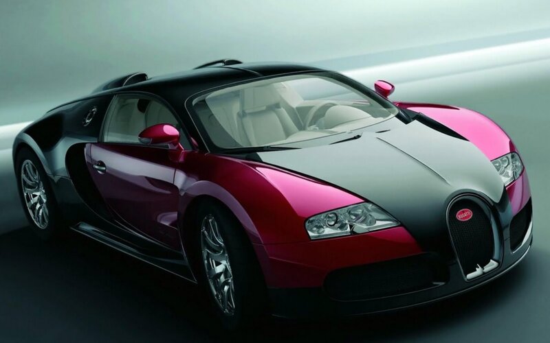 Bugatti Veyron Supercar — Black, Dramatic, Photograph, Car, Headlights