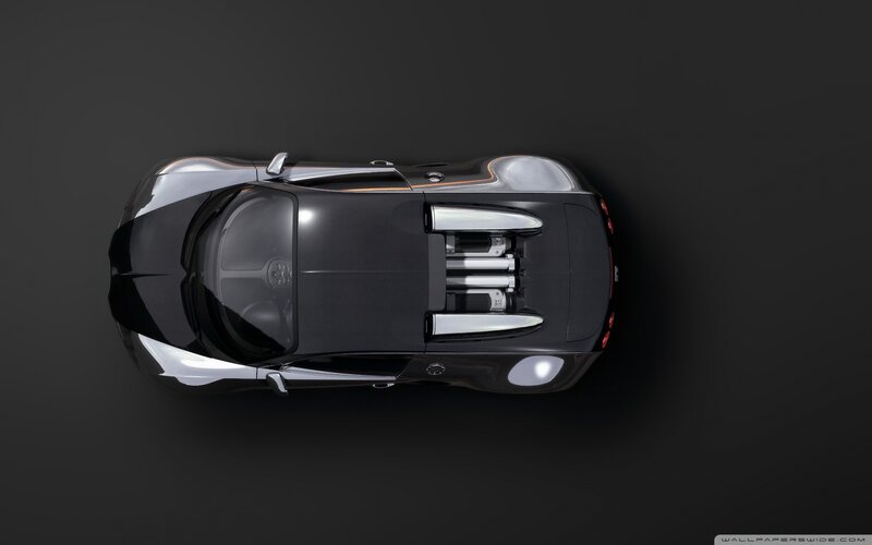 Bugatti Veyron Supercar — Black, Dramatic, Photograph, Carbon Fiber, Engine