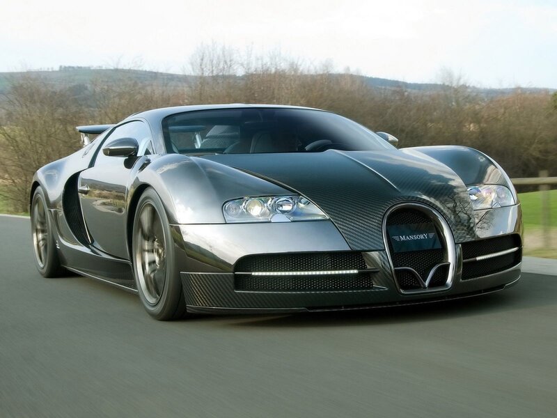 Bugatti Veyron Supercar — Black, Dynamic, Afternoon, Photograph, Carbon Fiber