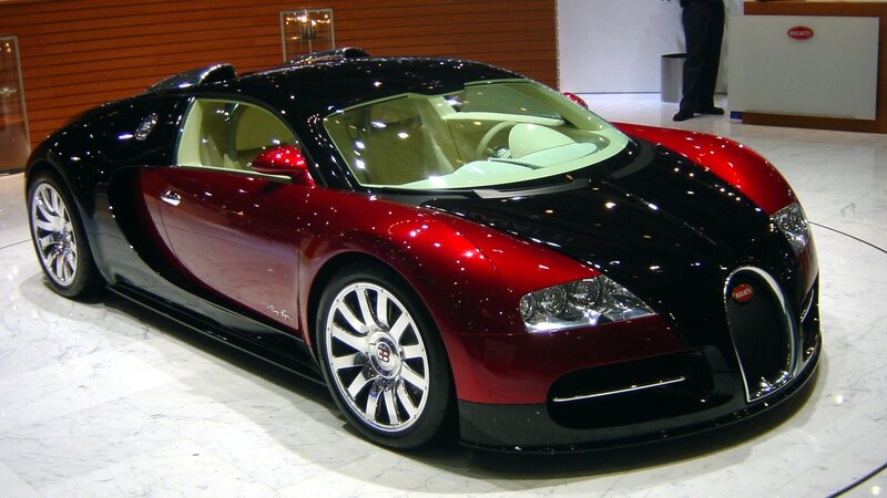 Bugatti Veyron Supercar — Black, Showcase