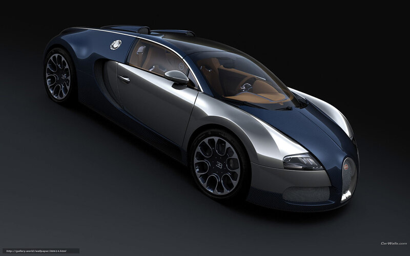 Bugatti Veyron Supercar — Blue, Dramatic, 3d Render, Carbon Fiber, Tinted Windows