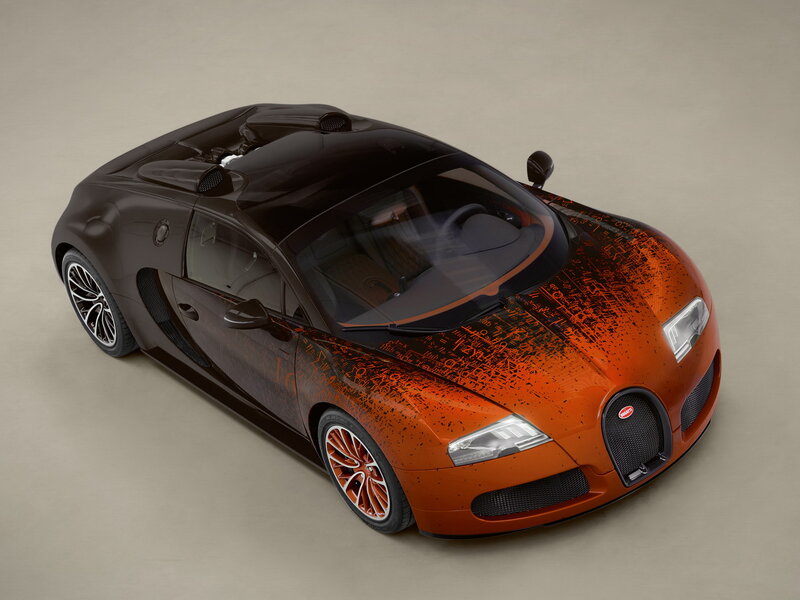 Bugatti Veyron Supercar — Orange