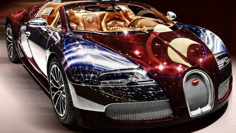 Bugatti Veyron Supercar — Red