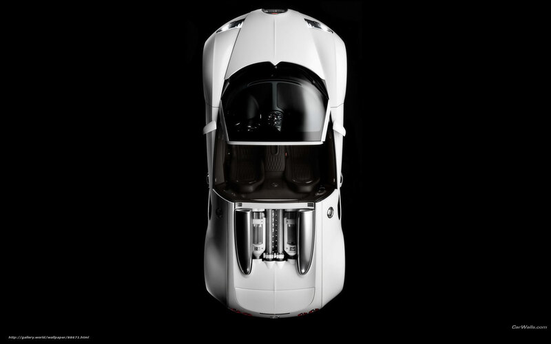 Bugatti Veyron top view