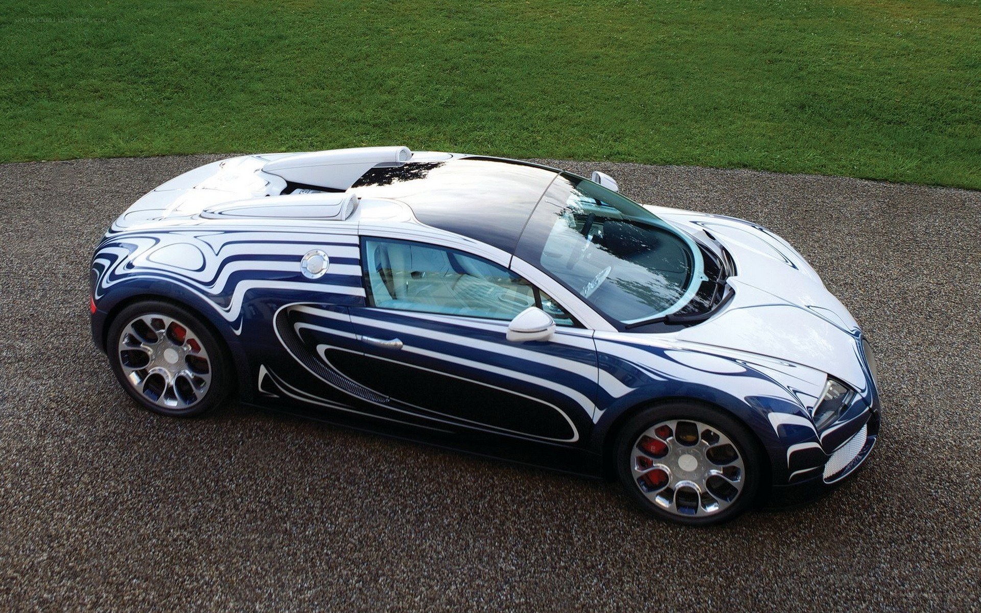 Bugatti Veyron with custom livery