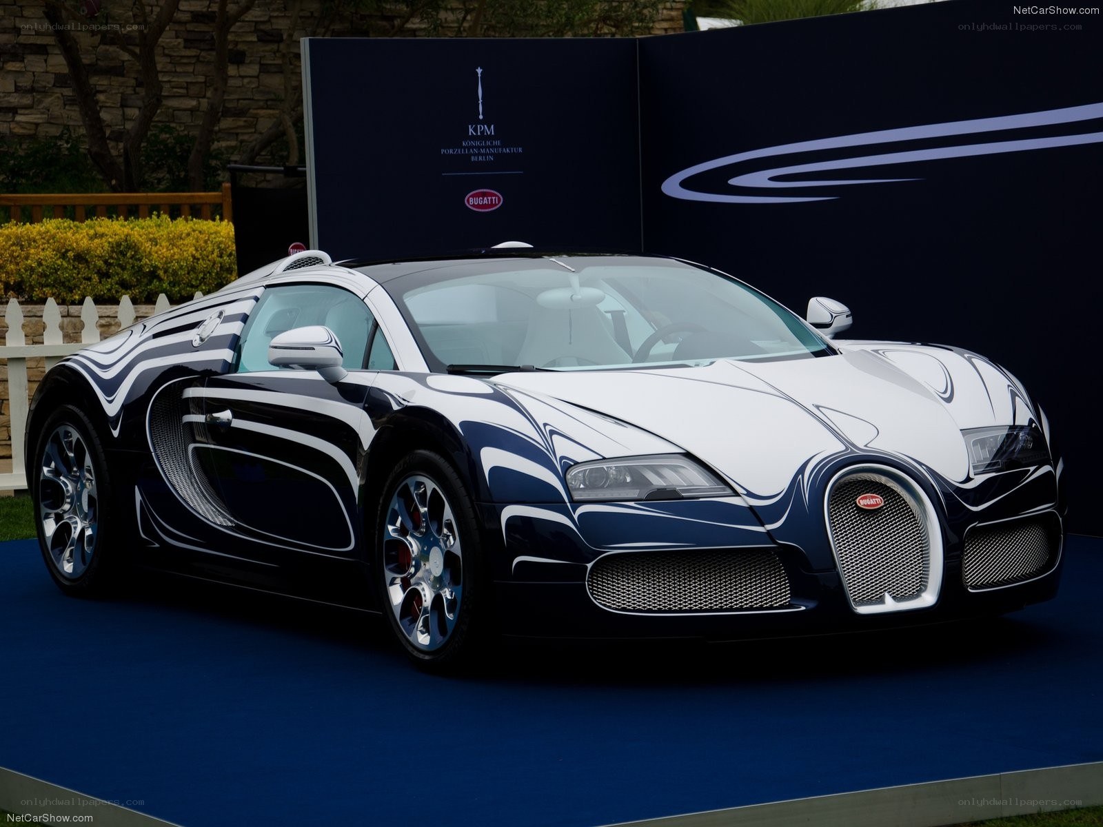 Bugatti Veyron with custom livery