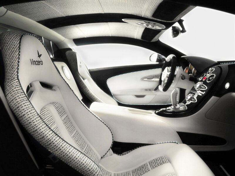 Bugatti Vincero interior