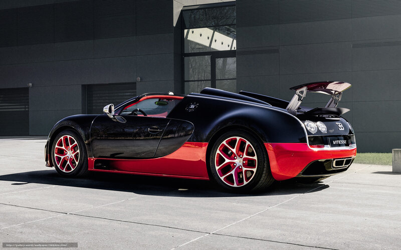 Bugatti Vitesse Sports Car — Black