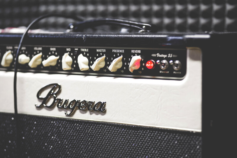Bugera amplifier control panel