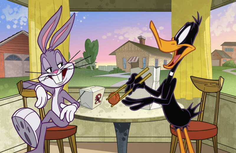 Bugs Bunny and Daffy Duck — Purple