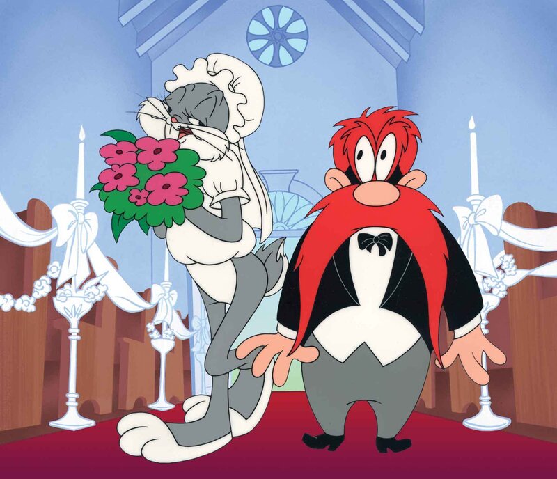 Bugs Bunny and Elmer Fudd — Blue