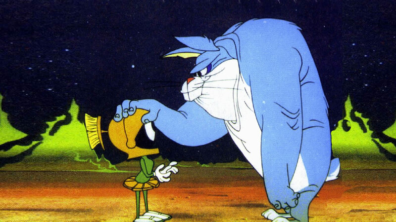 Bugs Bunny and Marvin the Martian