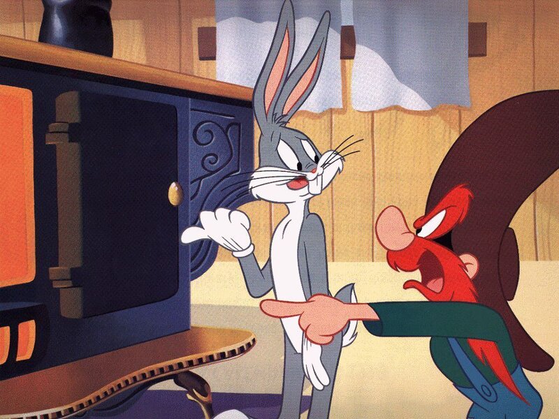Bugs Bunny and Yosemite Sam