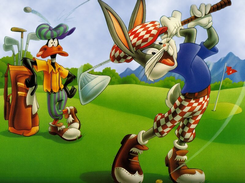 Bugs Bunny Golfing