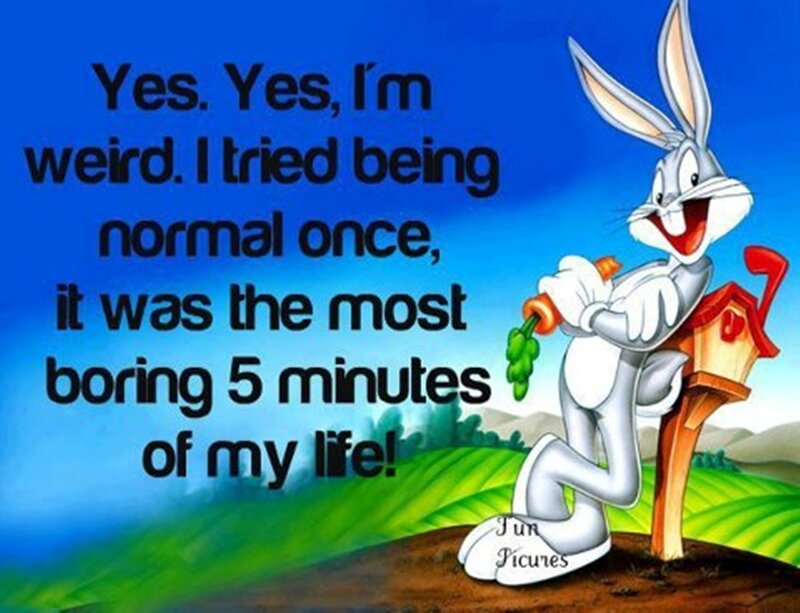 Bugs Bunny Holding Carrot — Blue