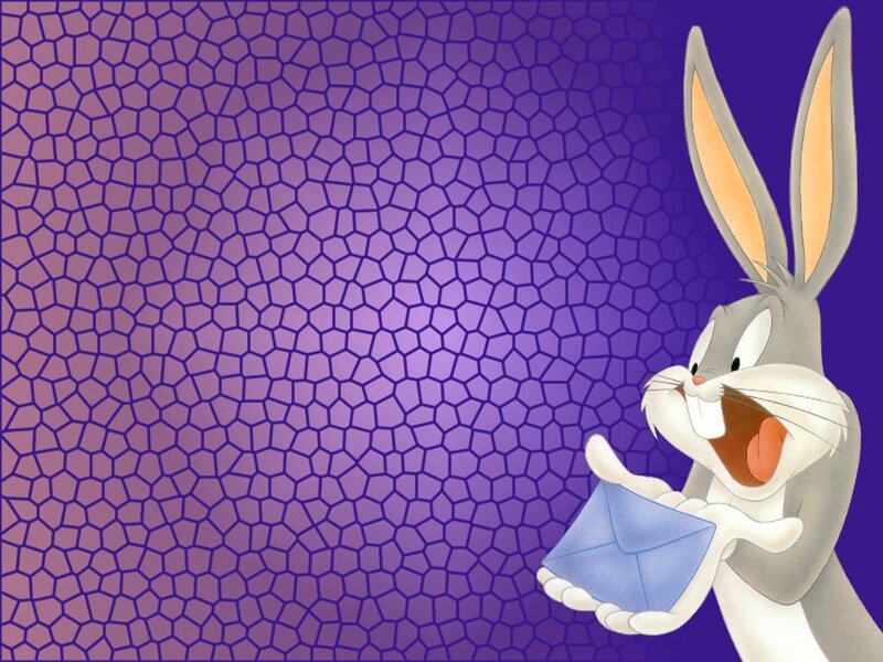 Bugs Bunny Holding Envelope