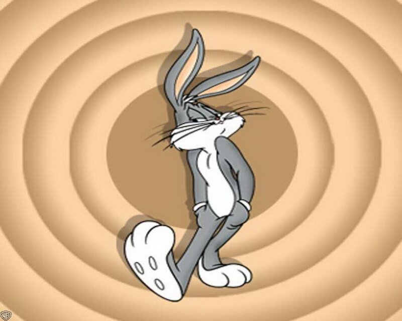 Bugs Bunny in a spiral
