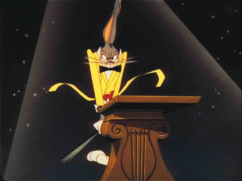 Bugs Bunny in a tuxedo