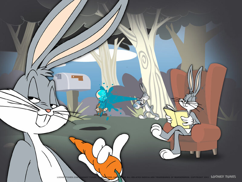 Bugs Bunny in the forest