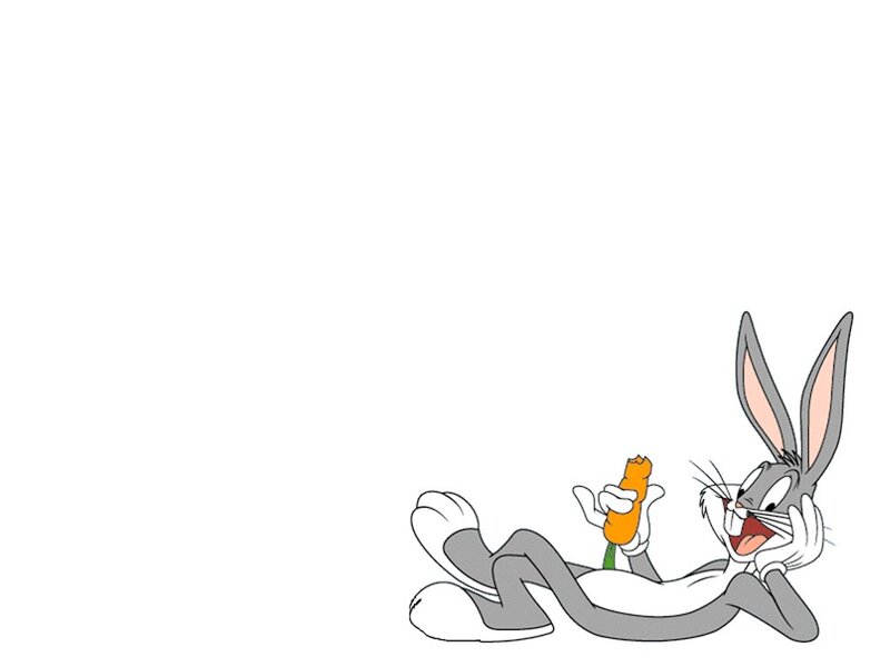 Bugs Bunny Lying Down — Gray