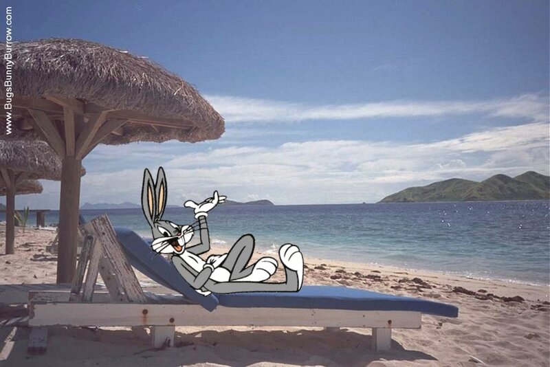 Bugs Bunny on Beach