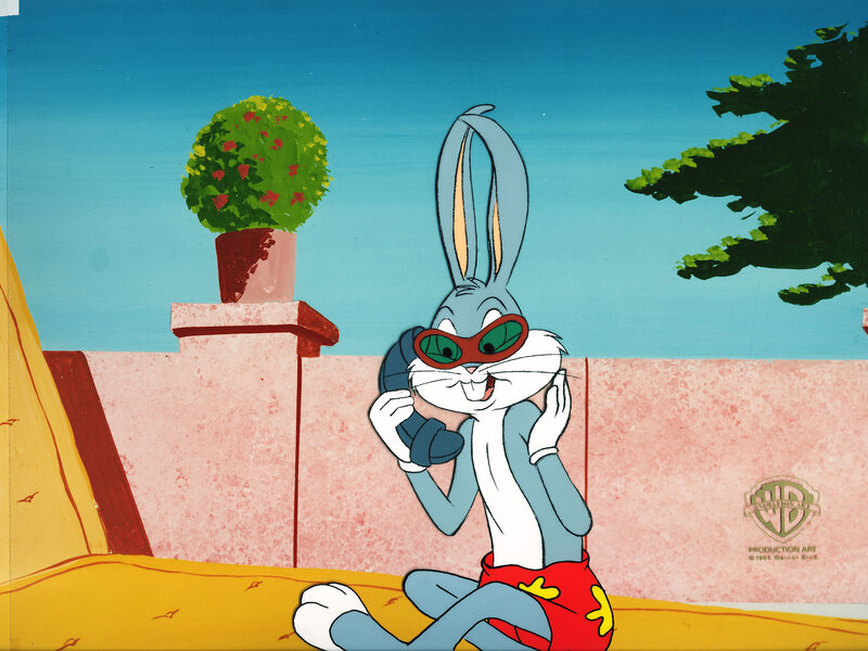 Bugs Bunny on Phone
