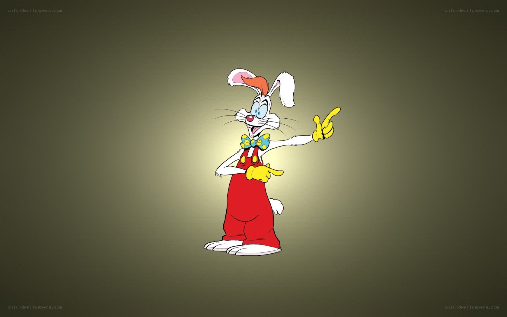 Bugs Bunny pointing