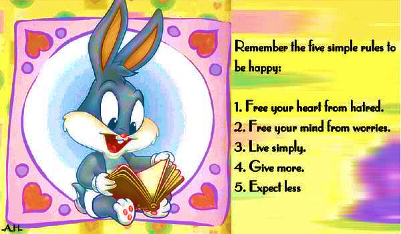 Bugs Bunny Reading Book