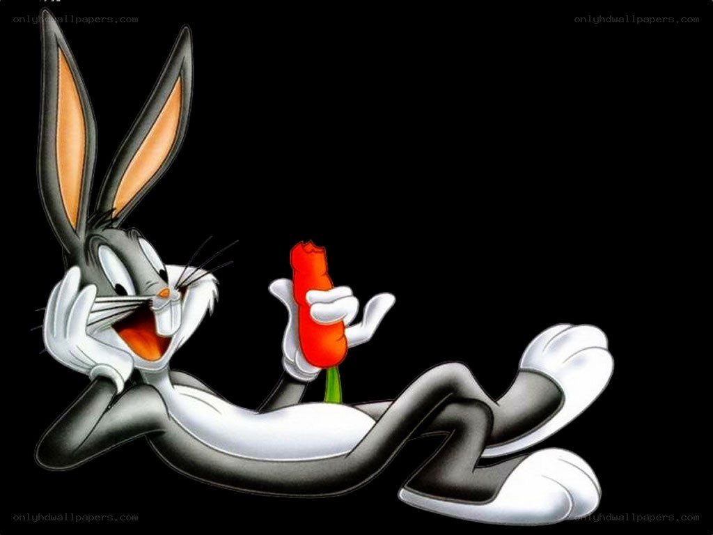Bugs Bunny with a carrot