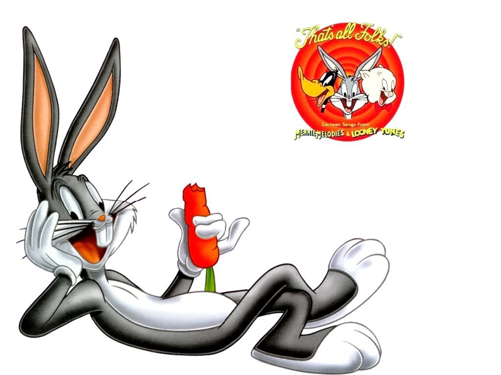 Bugs Bunny with a carrot