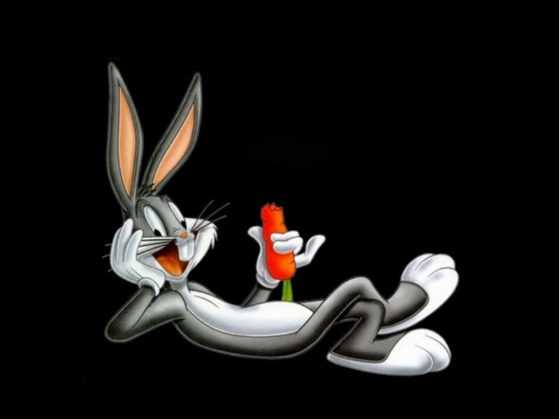 Bugs Bunny with a carrot