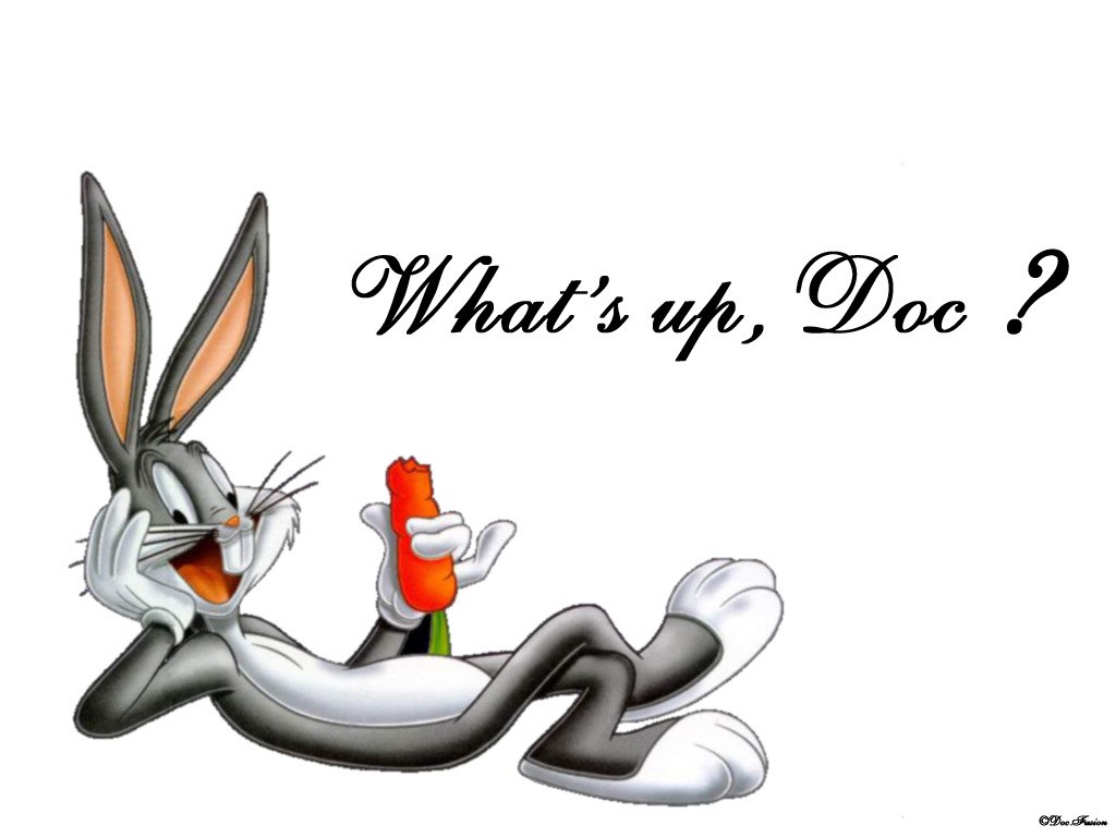 Bugs Bunny with carrot