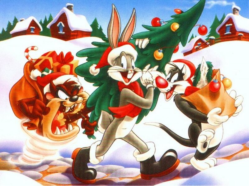 Bugs Bunny with Taz and Sylvester