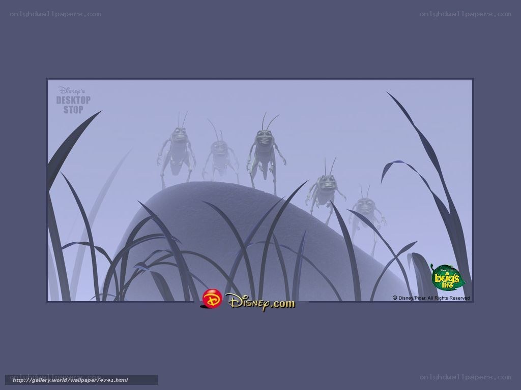 Bugs Life characters in fog