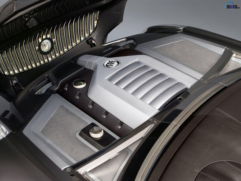 Buick concept car engine bay