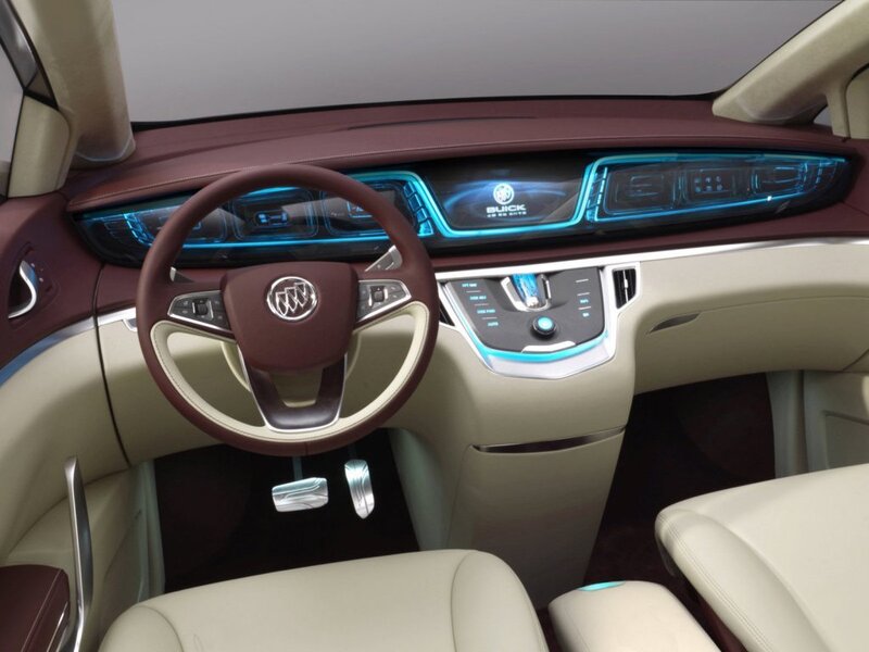 Buick concept car interior