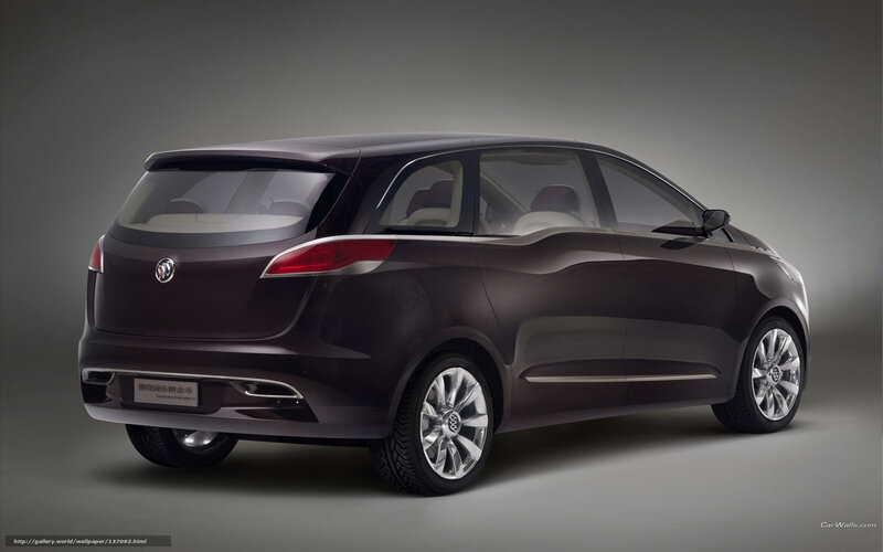 Buick concept car rear view