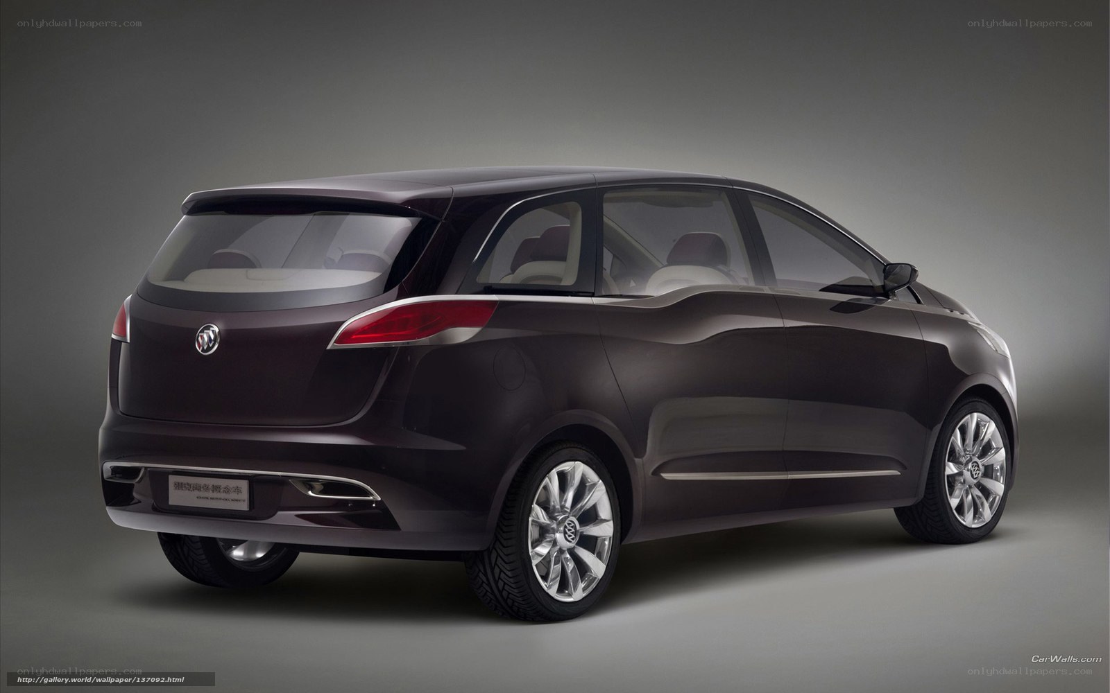 Buick concept car rear view