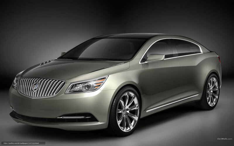 Buick Concept Car — Silver, Dramatic
