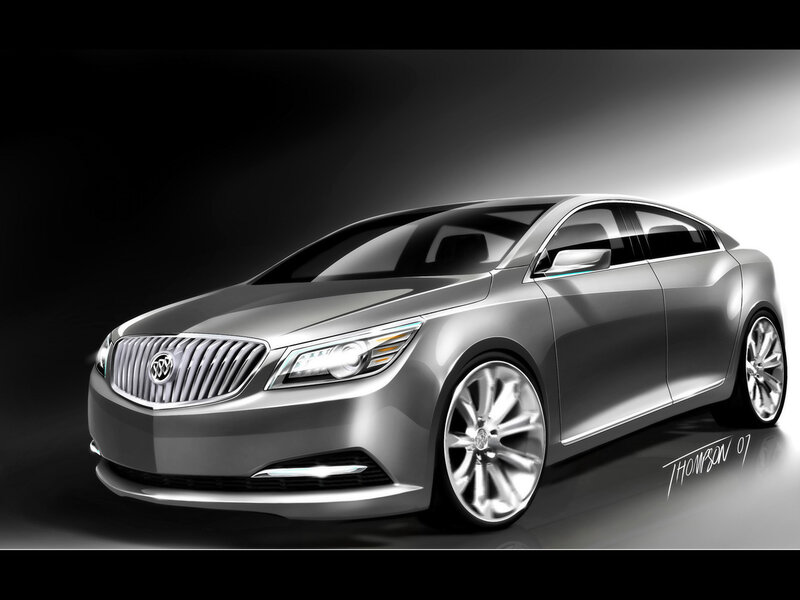Buick concept car sketch