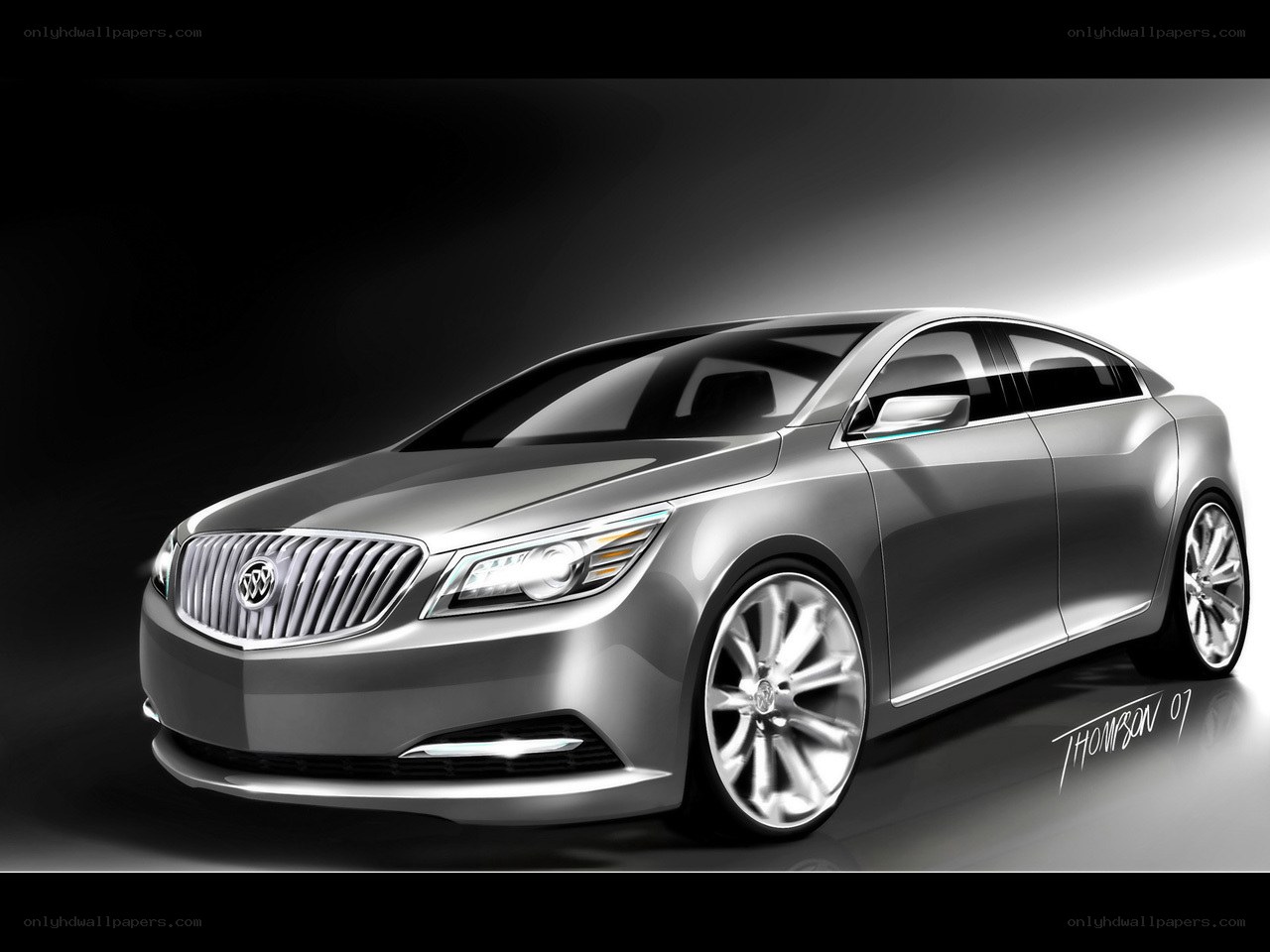 Buick concept car sketch
