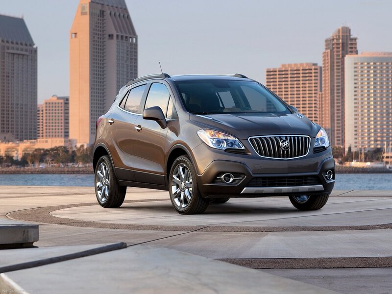 Buick Encore SUV in city setting