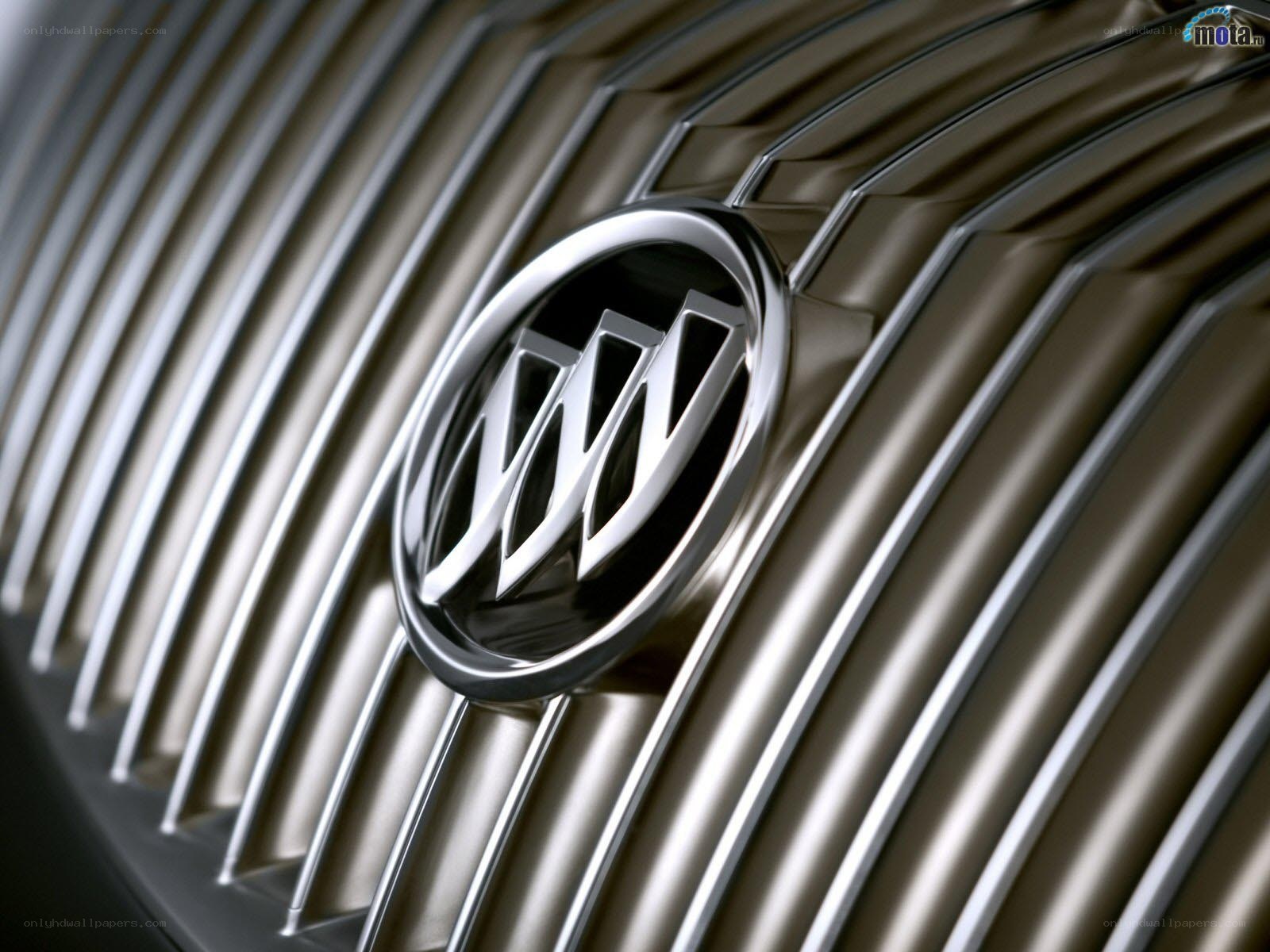 Buick grille emblem close-up