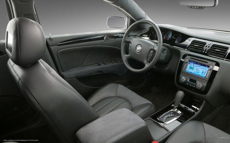 Buick interior dashboard view