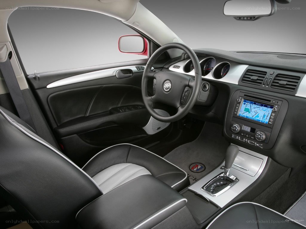 Buick interior dashboard view