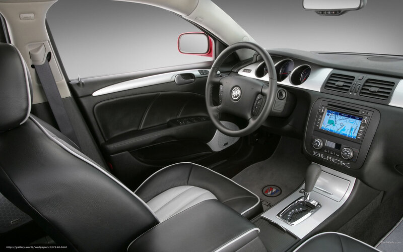 Buick interior dashboard view