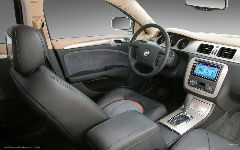 Buick Lucerne interior view