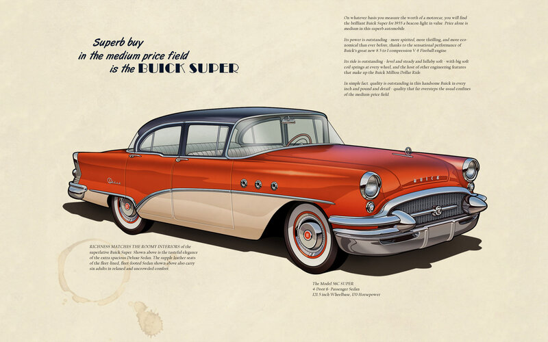 Buick Super car advertisement