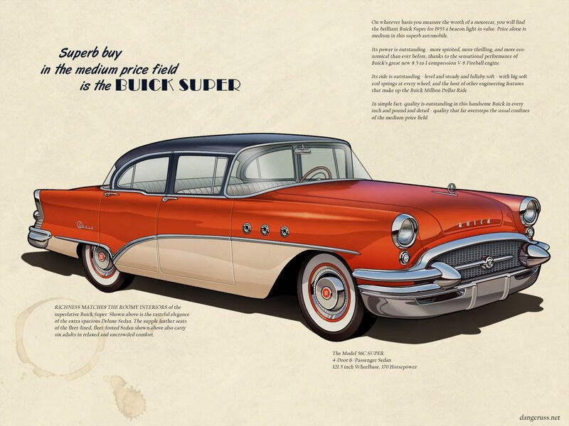 Buick Super car advertisement